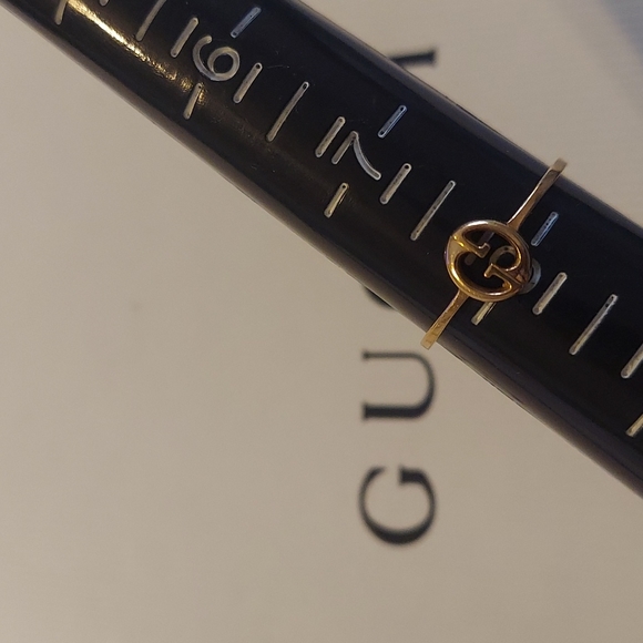 Beautiful 1973 Gucci 18kt gold fine ring, exquisite, late 2000's EVC! - Picture 5 of 8